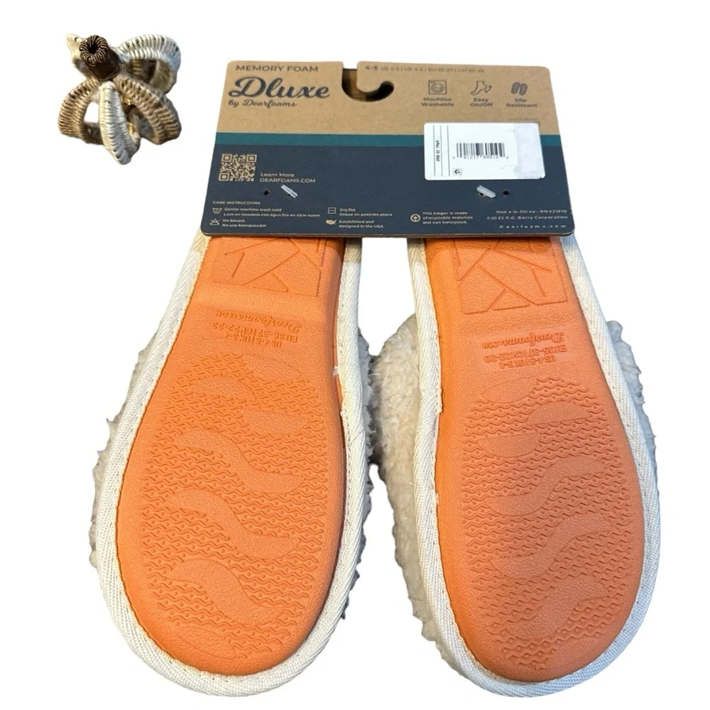 Dluxe‎ Dearfoams Halloween Slippers NWT